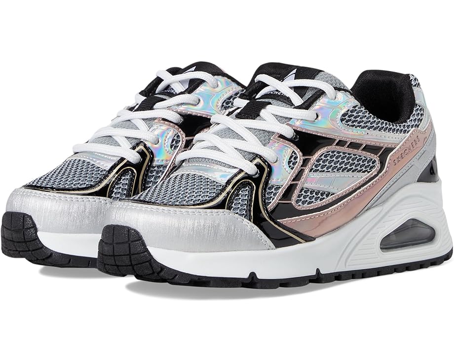 

Кроссовки SKECHERS KIDS Uno Gen1-Platinum Flash 310328L, цвет Silver/Black
