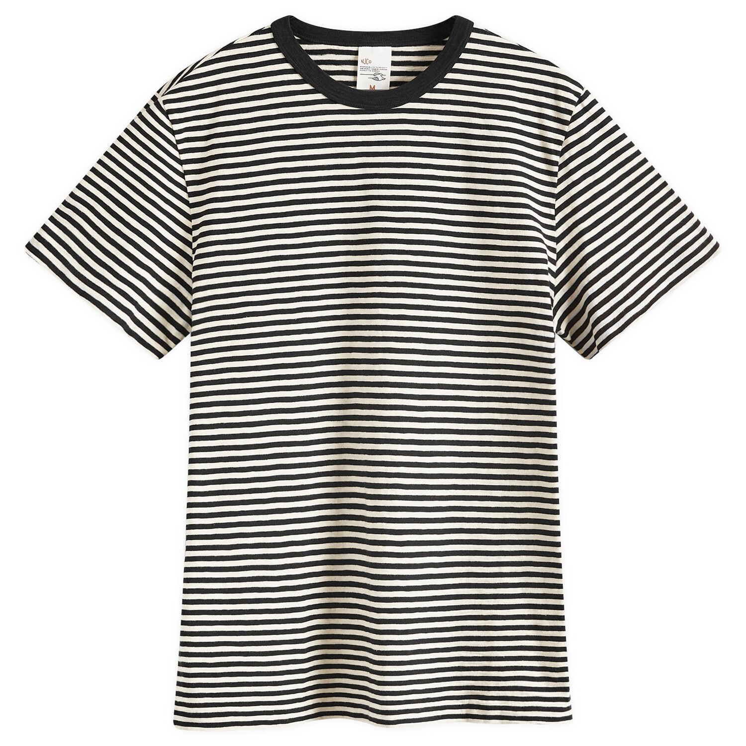 

Футболка Nudie Jeans Co Roy Stripe T-Shirt, цвет Ecru & Black