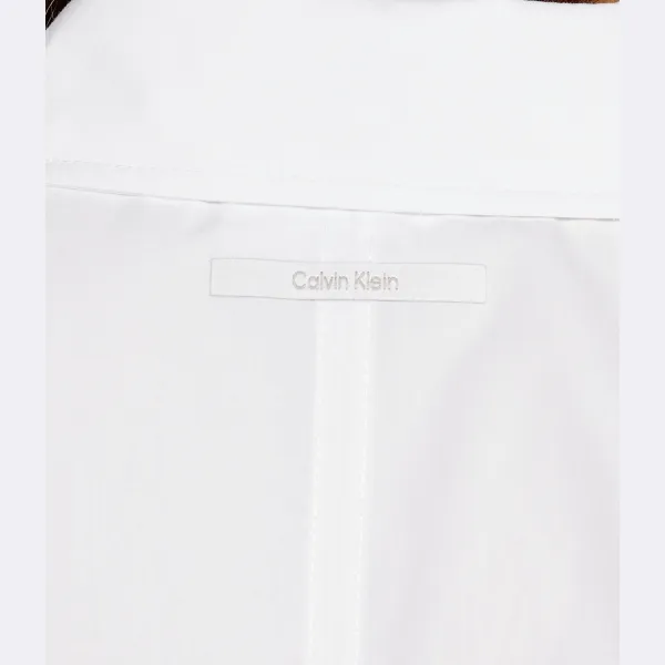 Рубашка оверсайз Calvin Klein, белый — фото 4