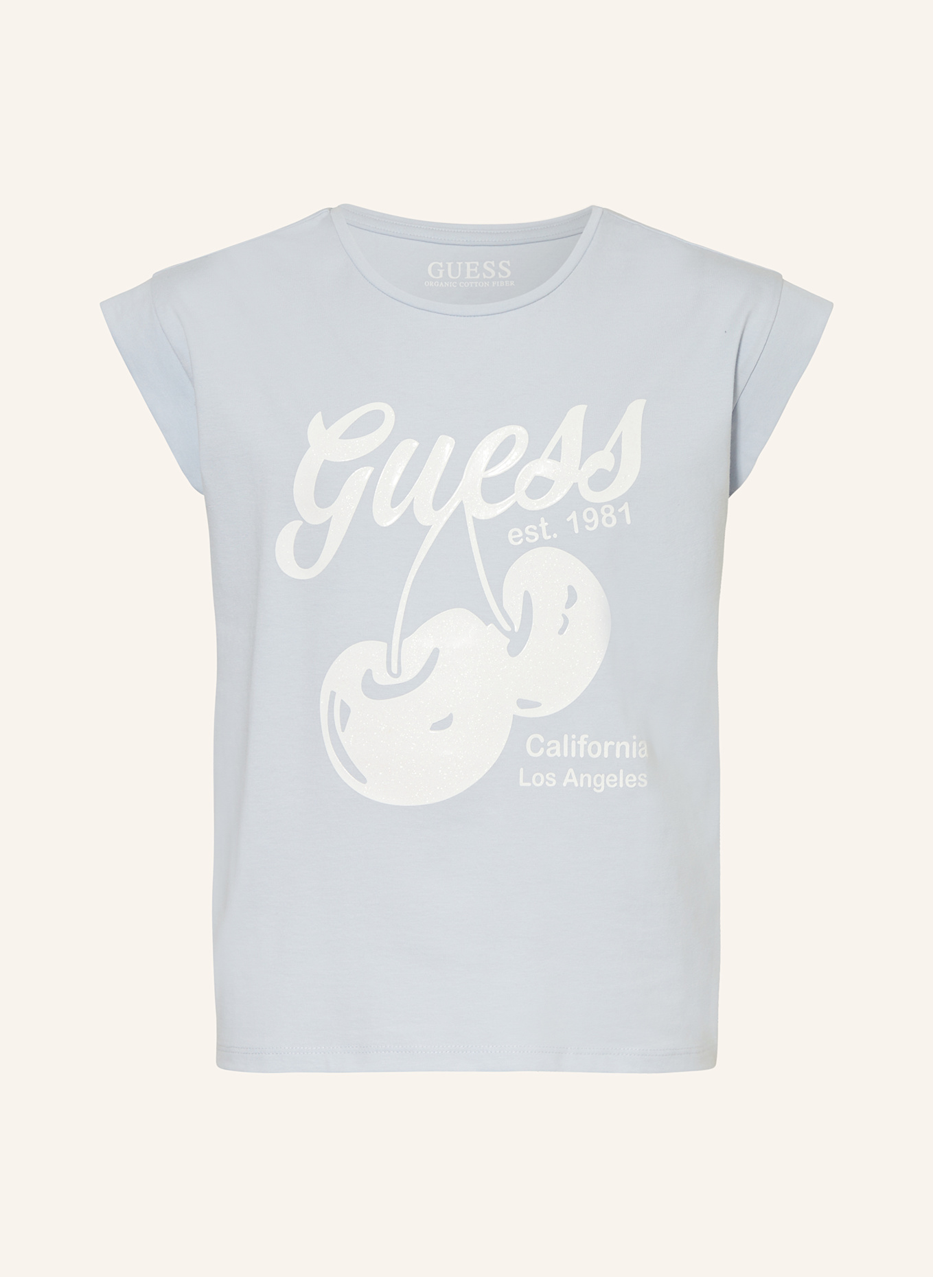 

Футболка Guess, голубой