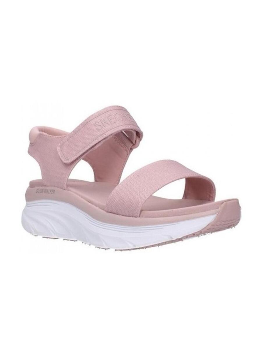 Женские кроссовки Skechers D'Lites Walker N-Block красного цвета — фото 3
