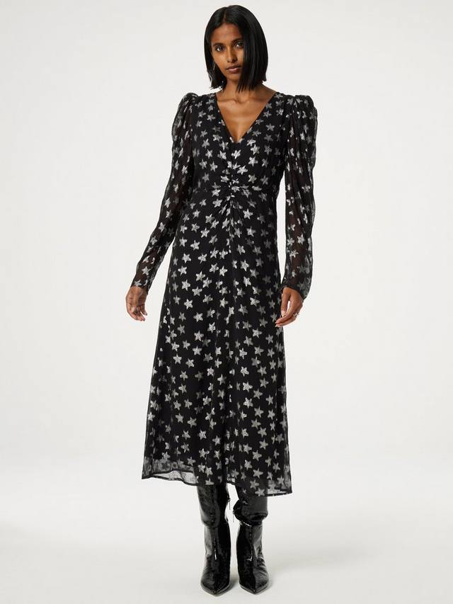 

Платье миди vera Fabienne Chapot, цвет Black/Silver