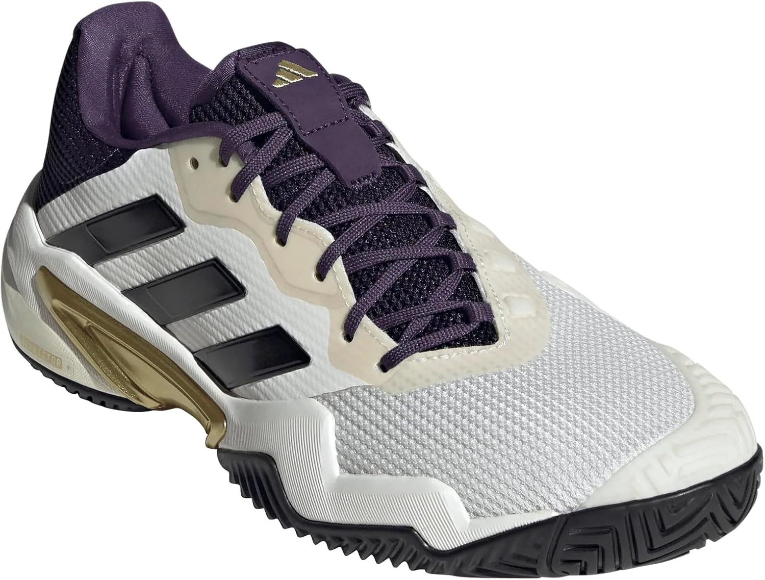 Мужские кроссовки Adidas Barricade 13, белый/черный — фото 2
