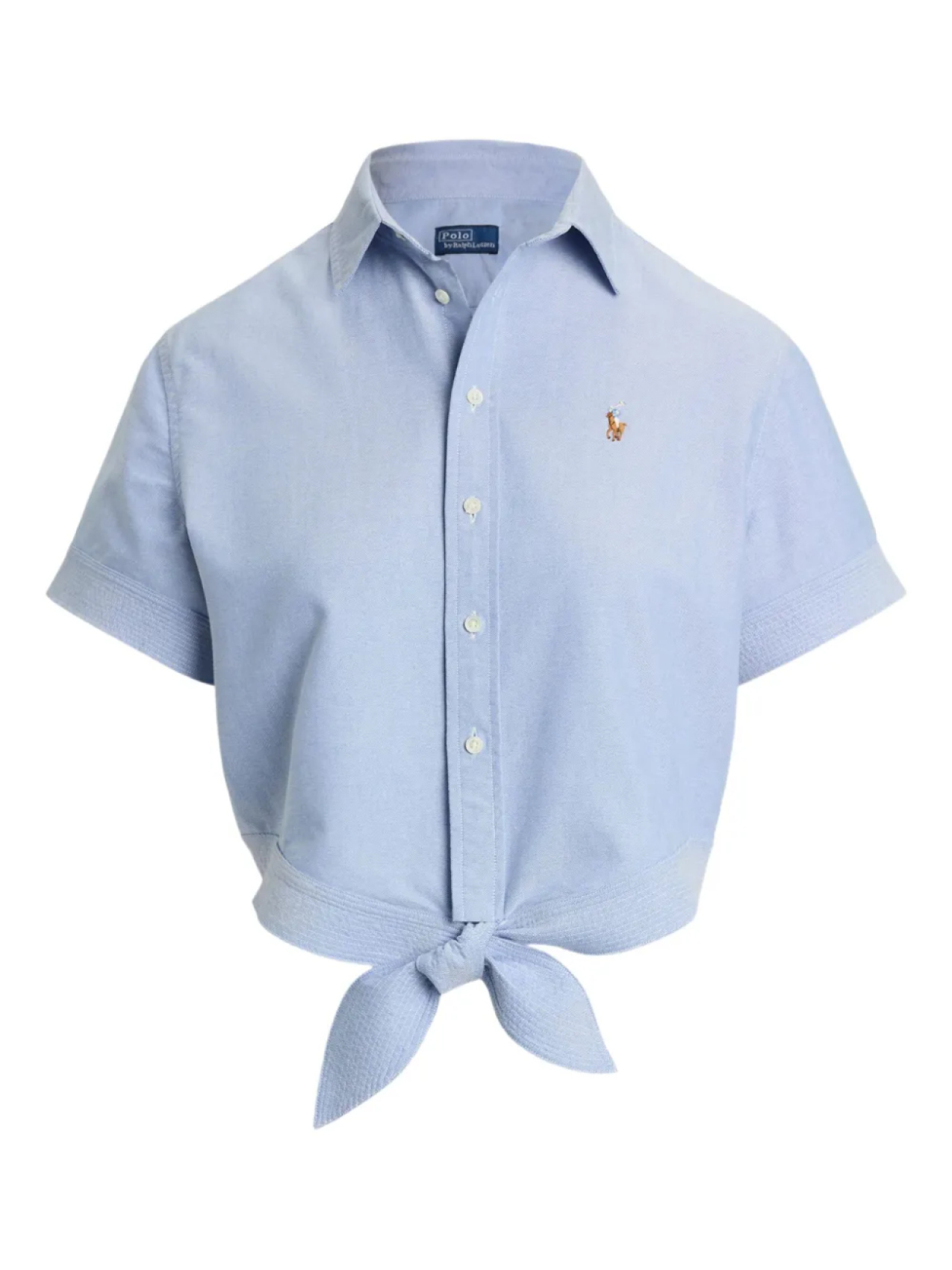 

Рубашка из хлопка Оксфорд Polo Ralph Lauren, синий