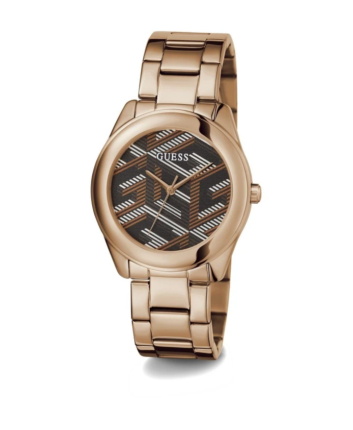 

Женские наручные часы из кубического розового золота 40 мм gw0607l3 Guess, коричневый