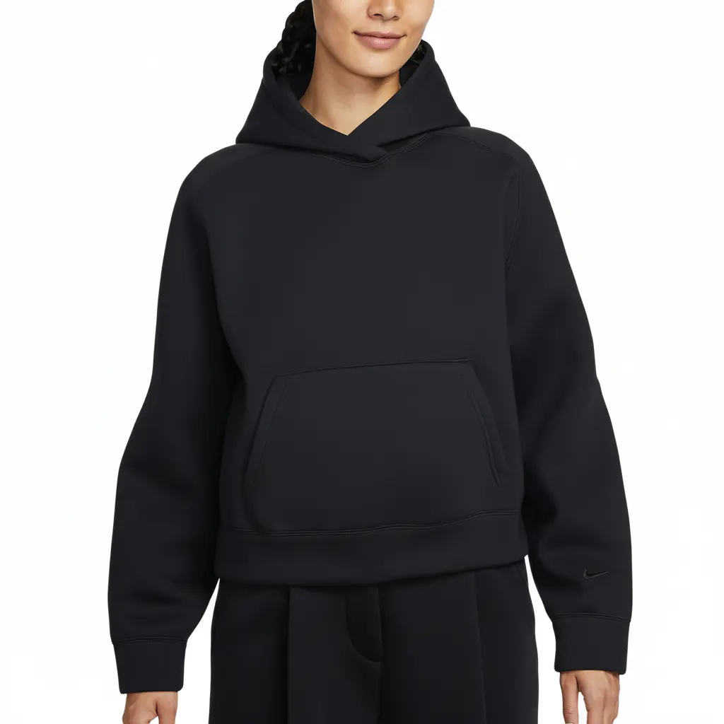 

Nike Женская толстовка с капюшоном, черная, средней толщины