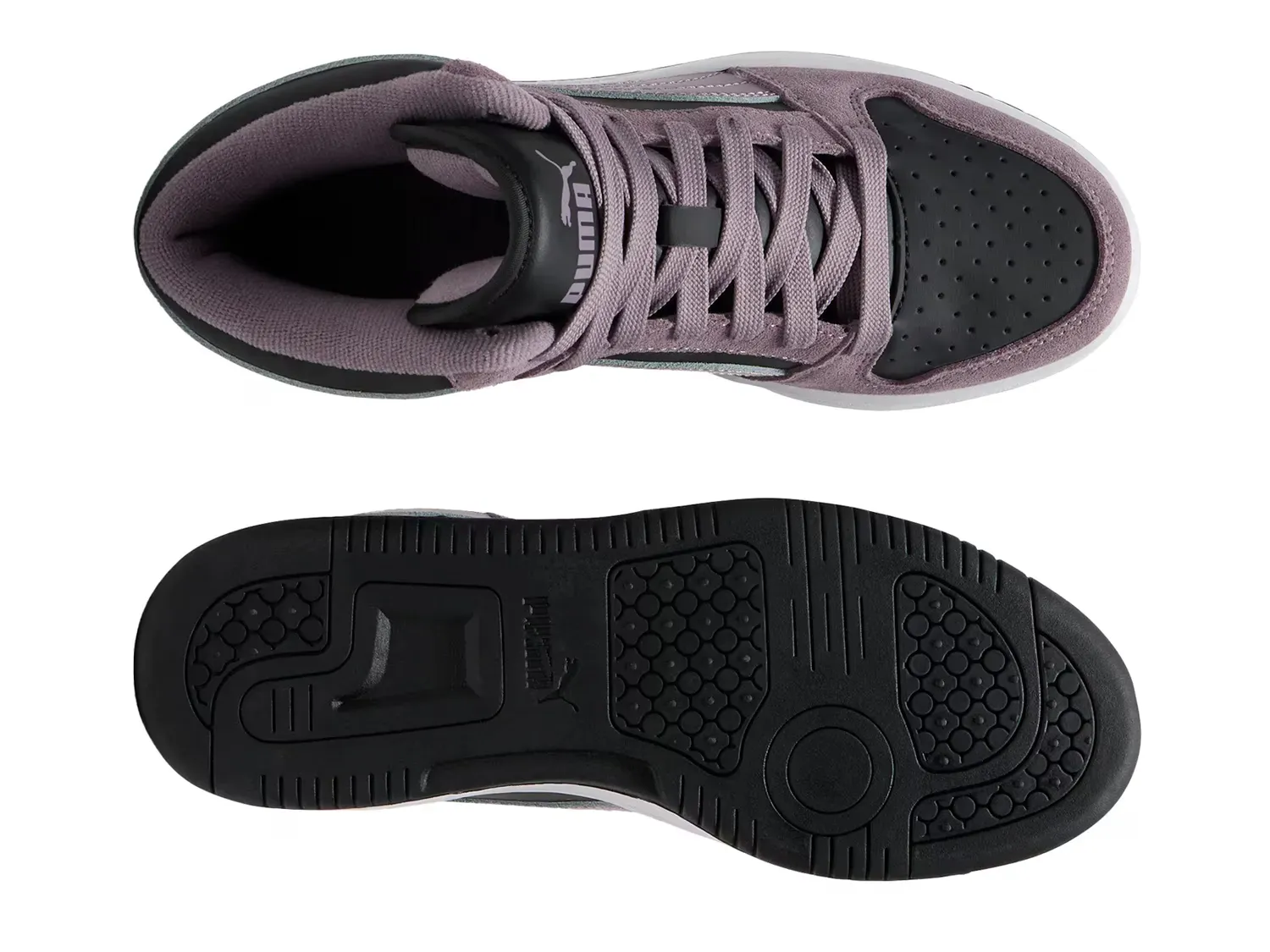 Кроссовки Rebound Layup Marshmallow - женские Puma, Purple/Black — фото 3