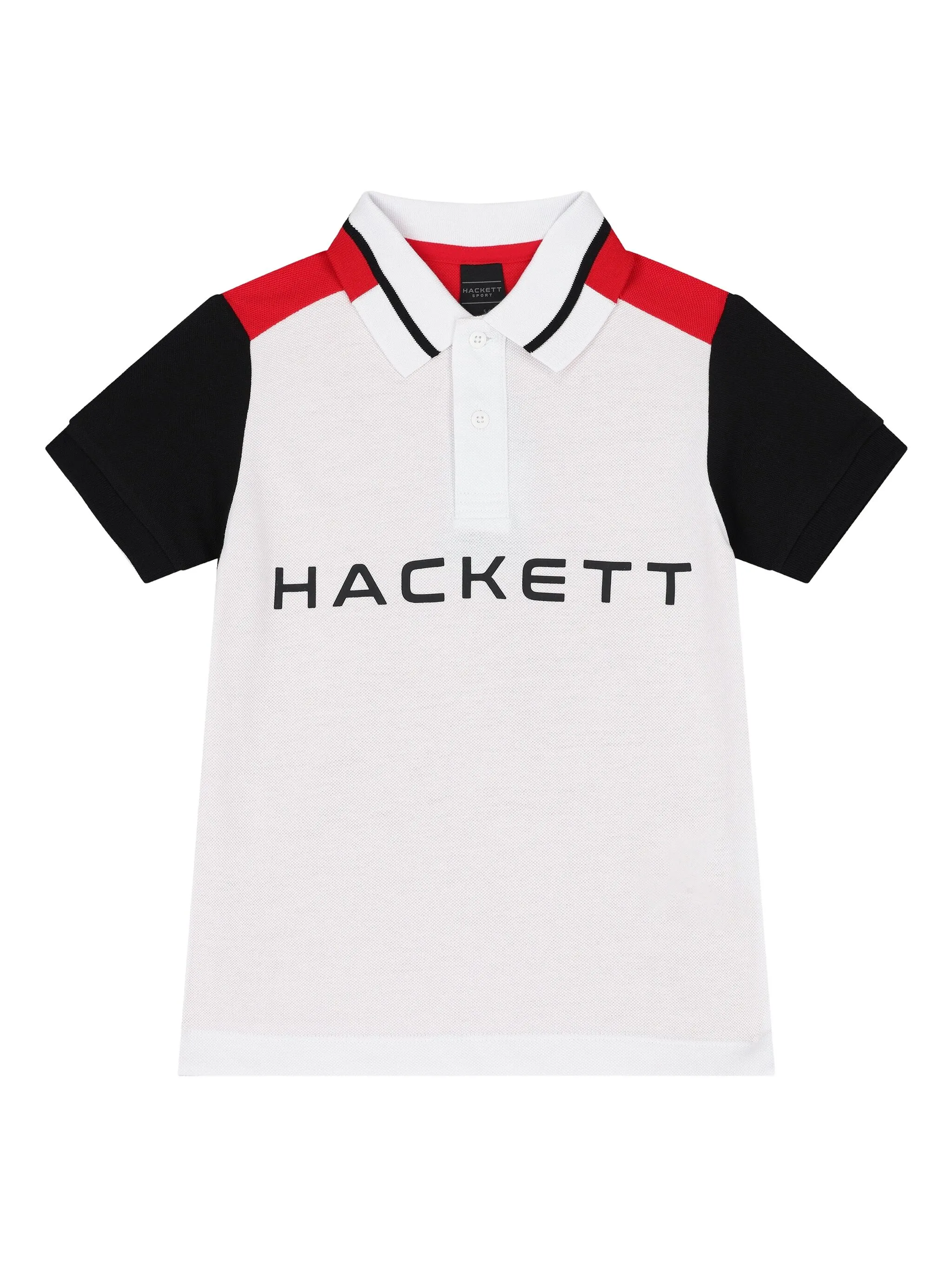 

Рубашка поло с логотипом Hackett Kids, белый