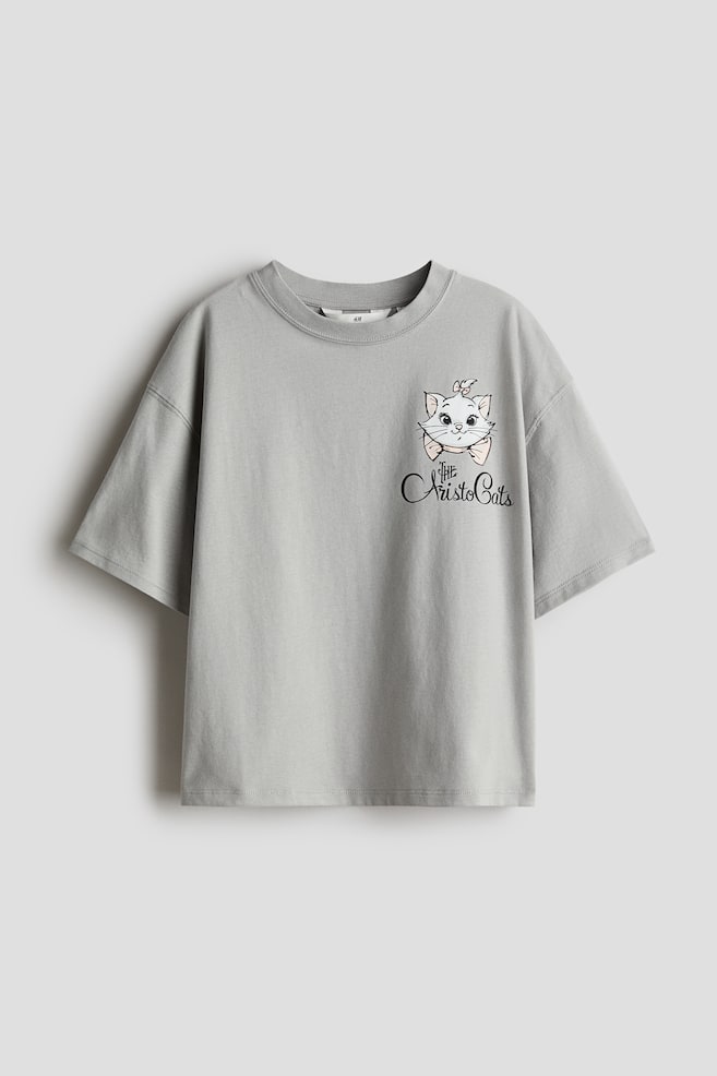 

Хлопковая футболка с принтом H&M, мультиколор