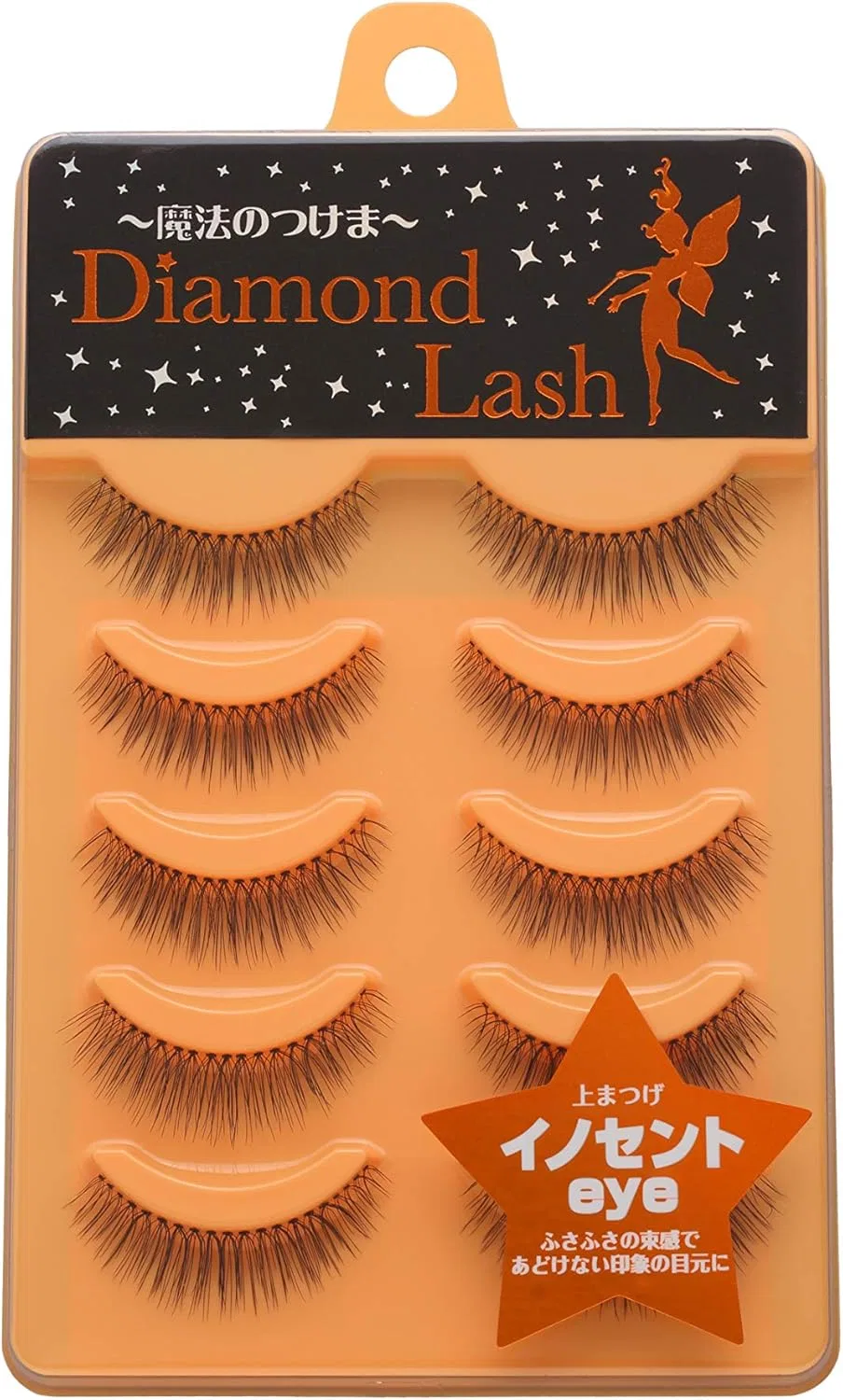 Ресницы Diamond Lash Innocent Eye 5 пар, черные