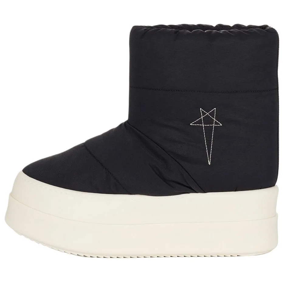Rick Owens DRKSHDW Мужские абстрактные зимние ботинки black