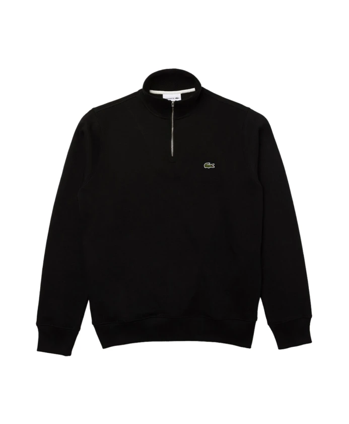 

Классический пуловер с вышитым логотипом Lacoste, черный