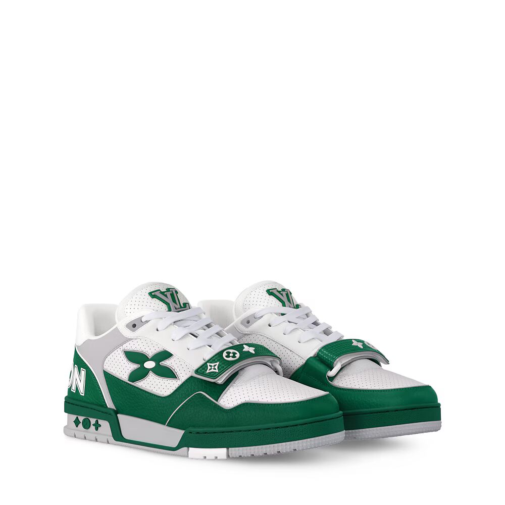 

Кроссовки LV Trainer Louis Vuitton, зеленый