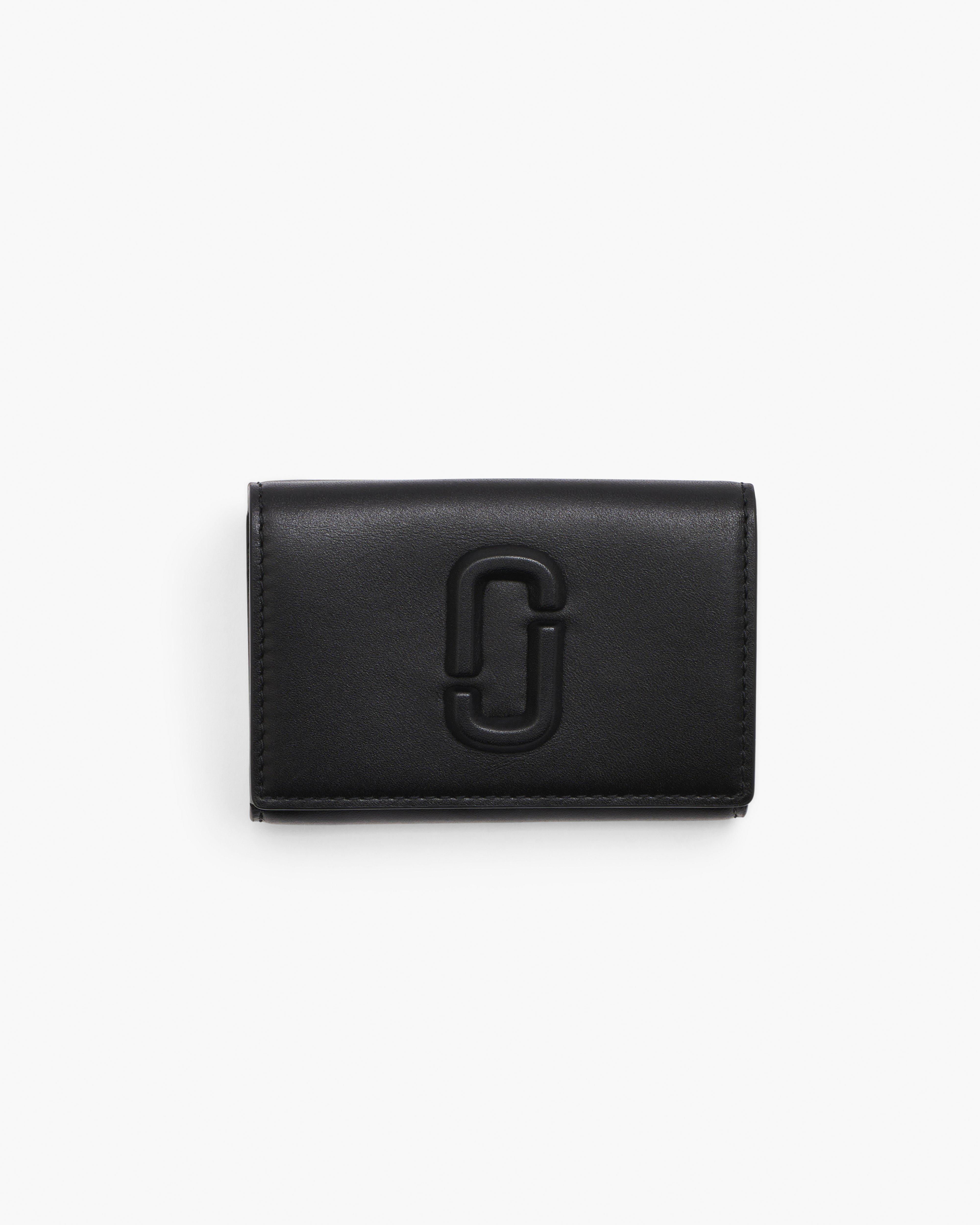 

Кожаный кошелек Marc Jacobs Trifold, черный