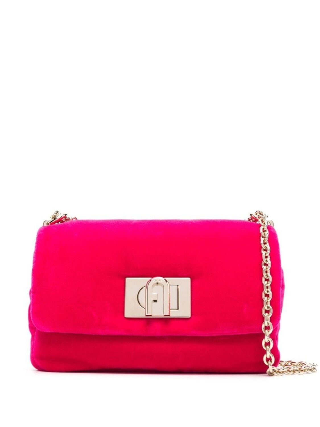 

Furla сумка на плечо с пряжкой-логотипом, розовый