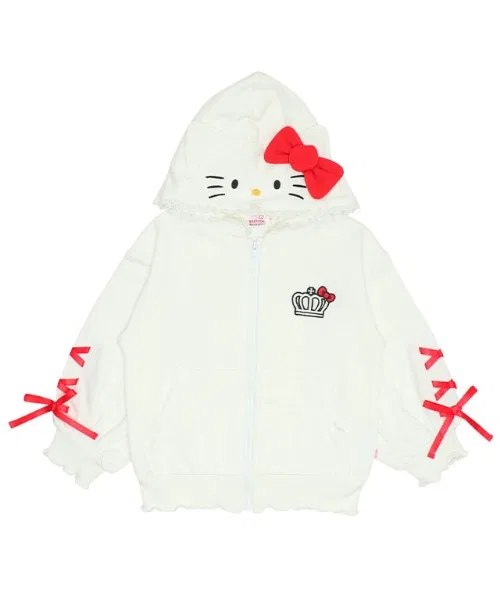 Детская парка с ушками Sanrio, с флисовой подкладкой, цвет другой