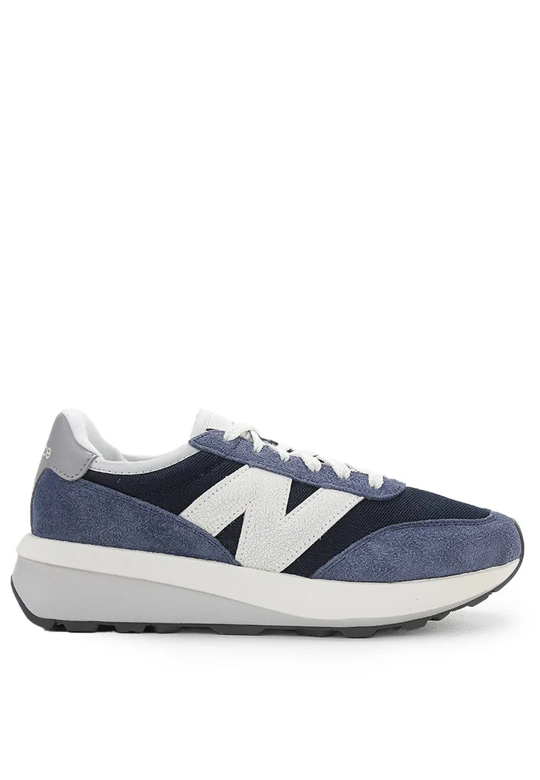 Кроссовки мужские спортивные, модель 370 New Balance, темно-синий