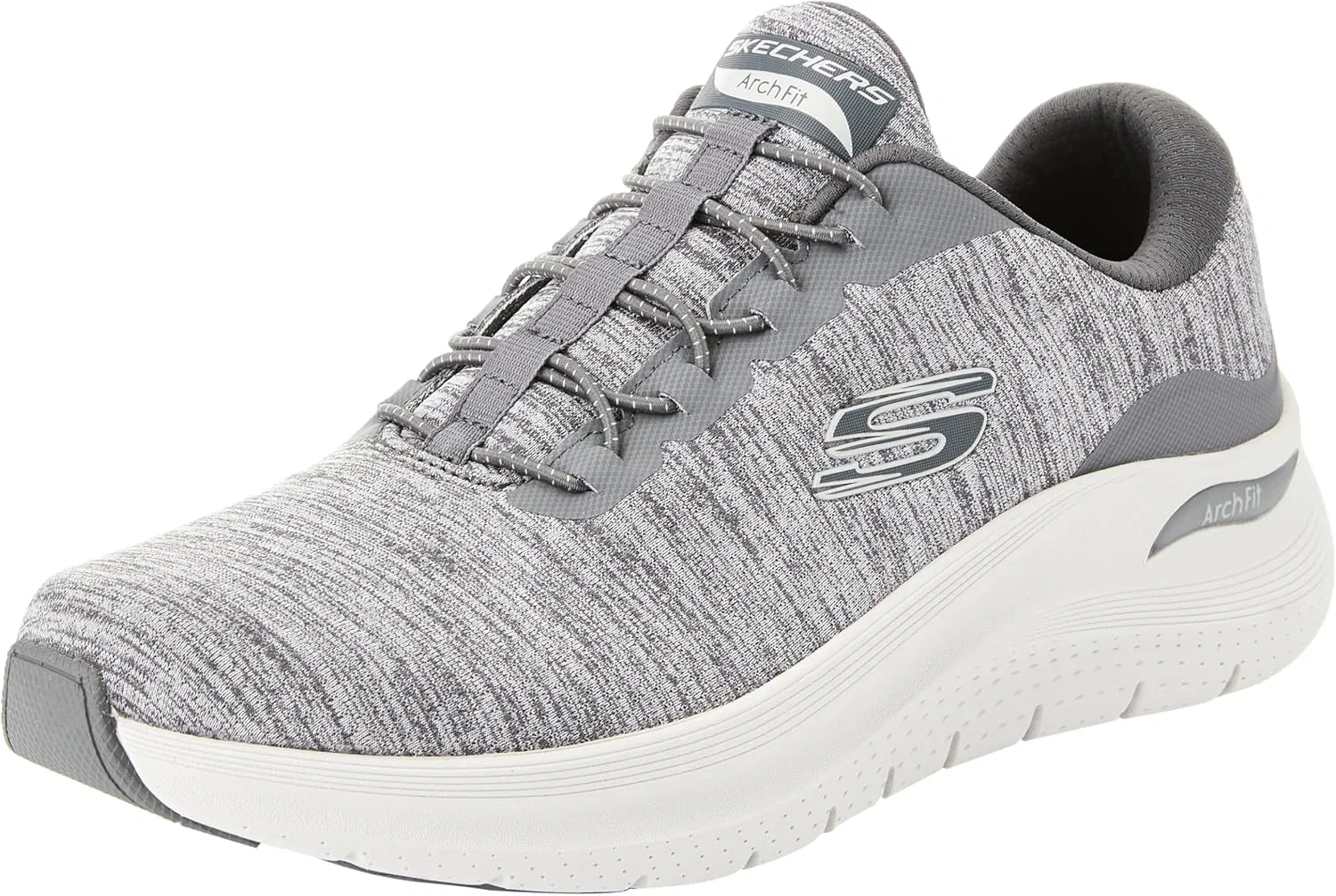 Мужские кроссовки Skechers Arch Fit 2.0 для верхней части стопы, Charcoal Mesh Synthetic