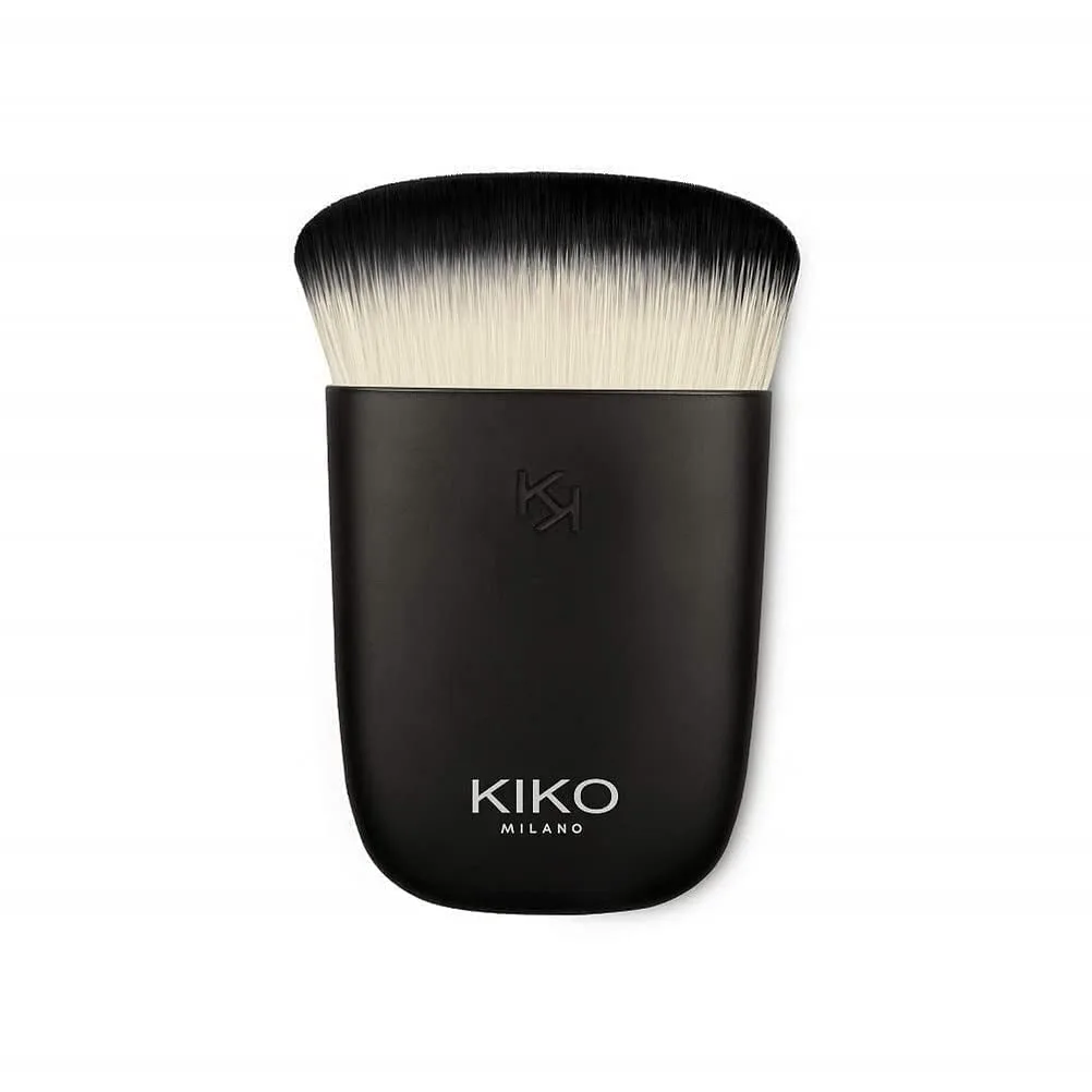 Кисть кабуки KIKO Milano Face 16 - многофункциональная кисть для пудры и тонального крема., Black