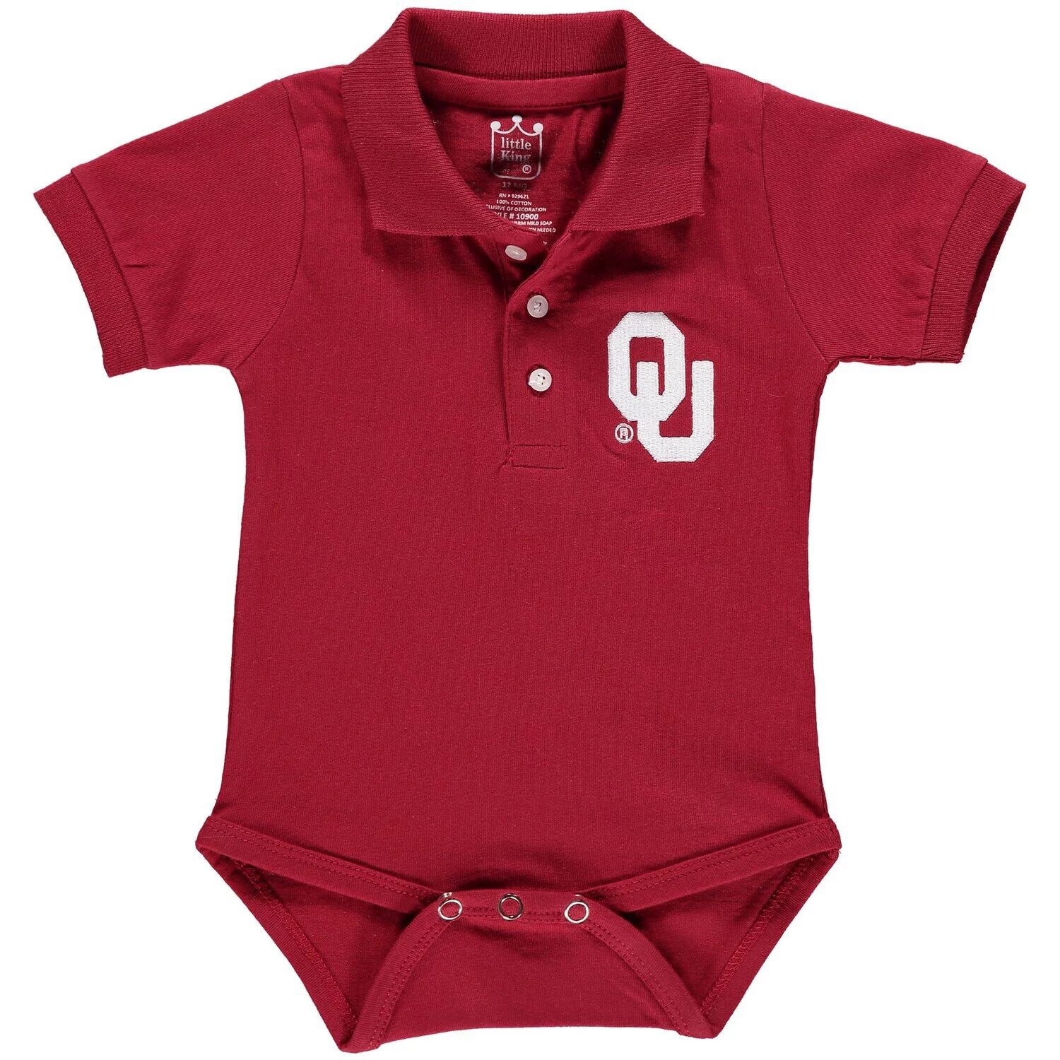 

Боди-поло Infant Crimson Oklahomaooners Unbranded