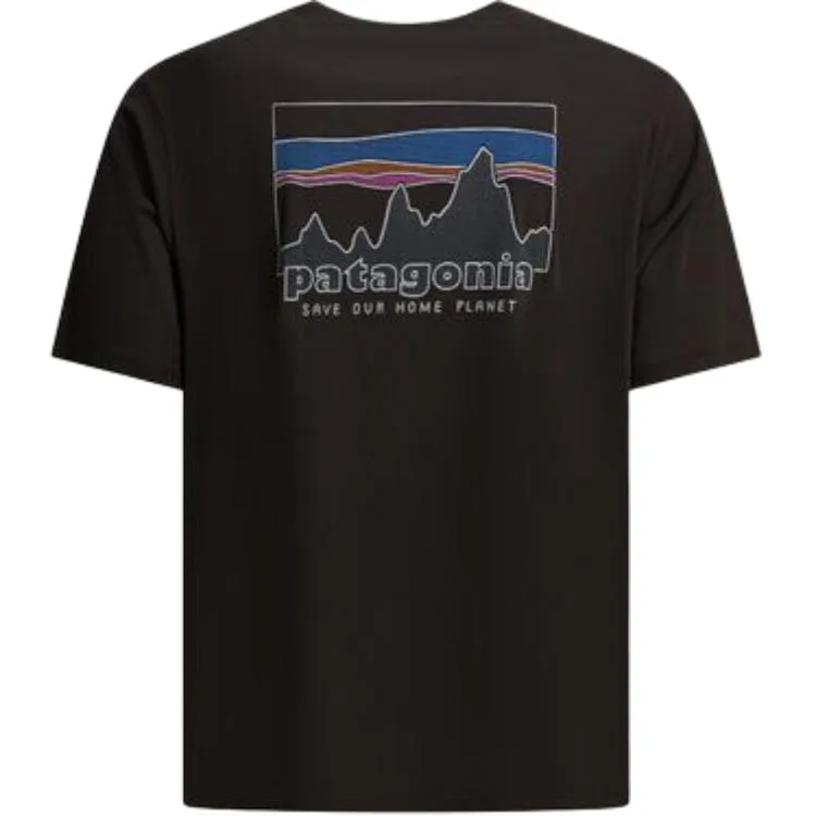 Футболка с принтом Patagonia, Coastal Blue/SHRX — фото 3