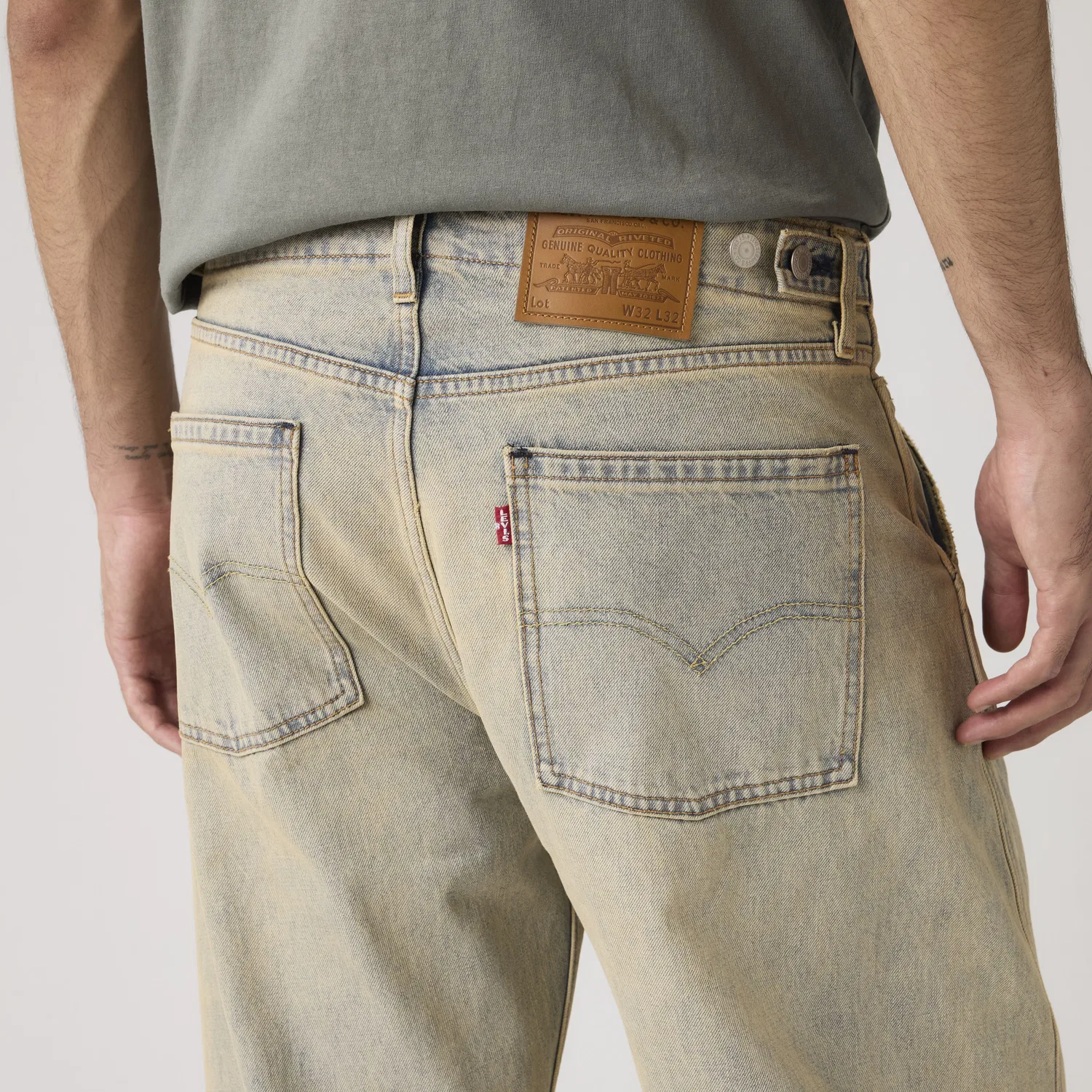 Мужские джинсы Baggy Barrel Levi's, Medium Wash — фото 3