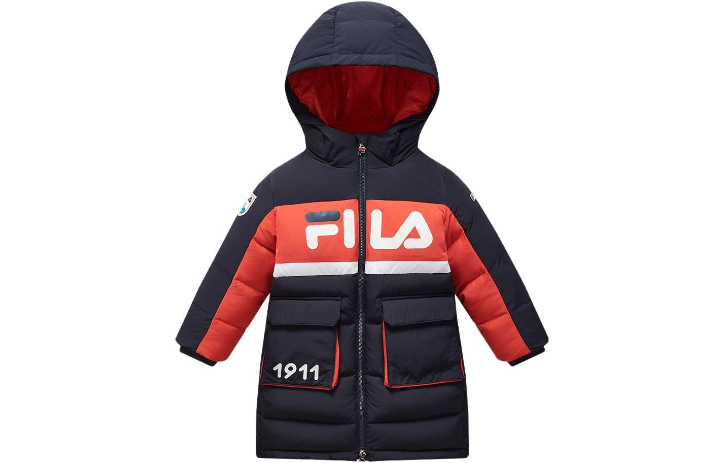 

Детские пуховики/жилеты Fila Kids, синий