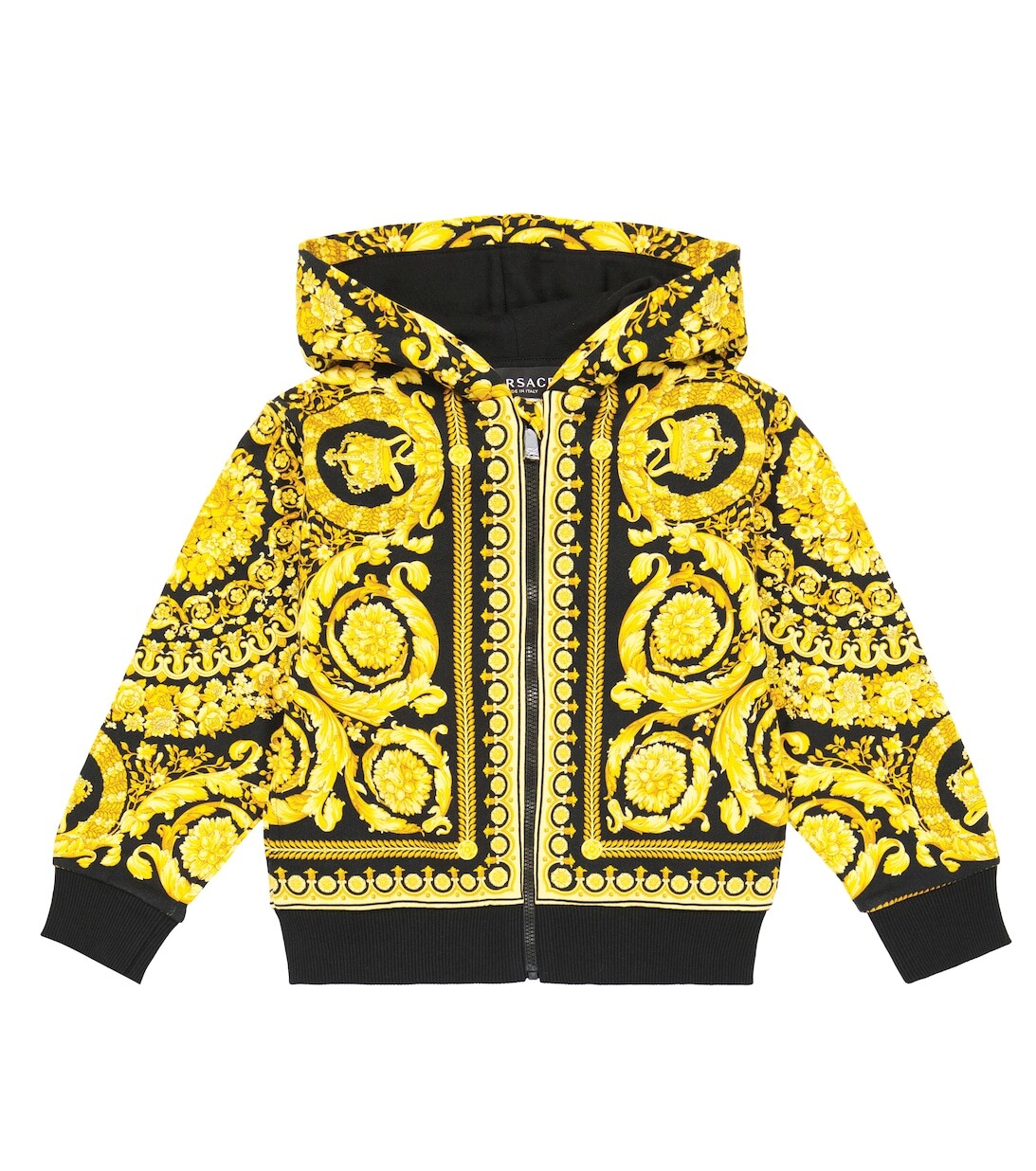

Худи барокко из хлопка Versace, разноцветный