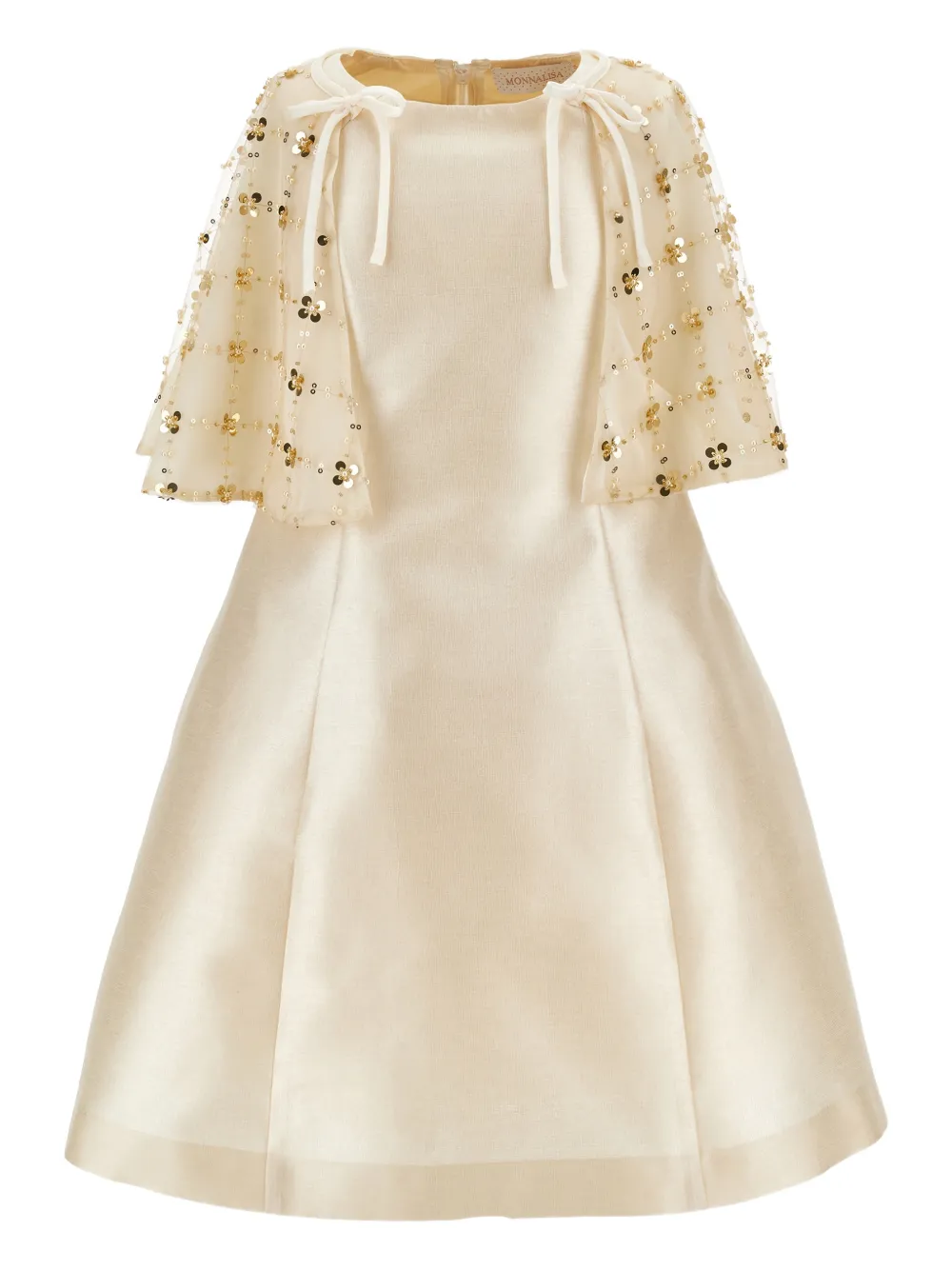 

Платье с пайетками Monnalisa, нейтральный