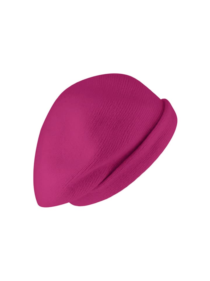 

Fiebig Розовая вязаная шапка