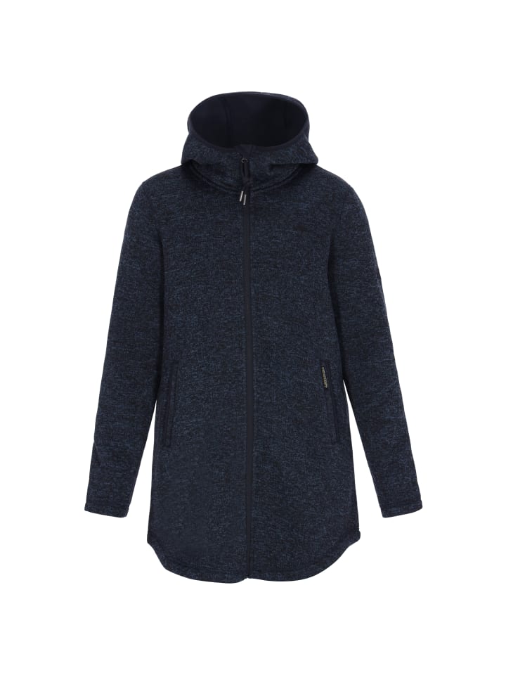 

Schmuddelwedda Женская толстовка с капюшоном темно-синего меланжевого цвета