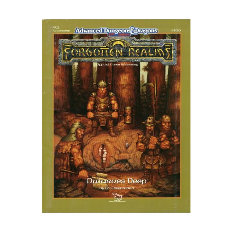 

Dwarves Deep (1st Printing), Forgotten Realms - People and Organizations of the Realms, мягкая обложка