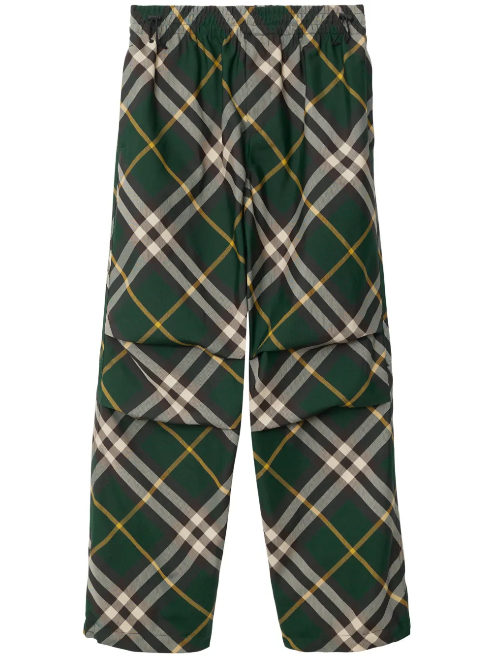 

Широкие брюки в клетку BURBERRY, зеленый