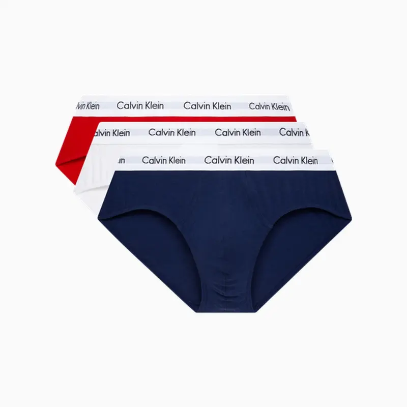 

Трусы мужские Calvin Klein жаккардовые, серый / белый