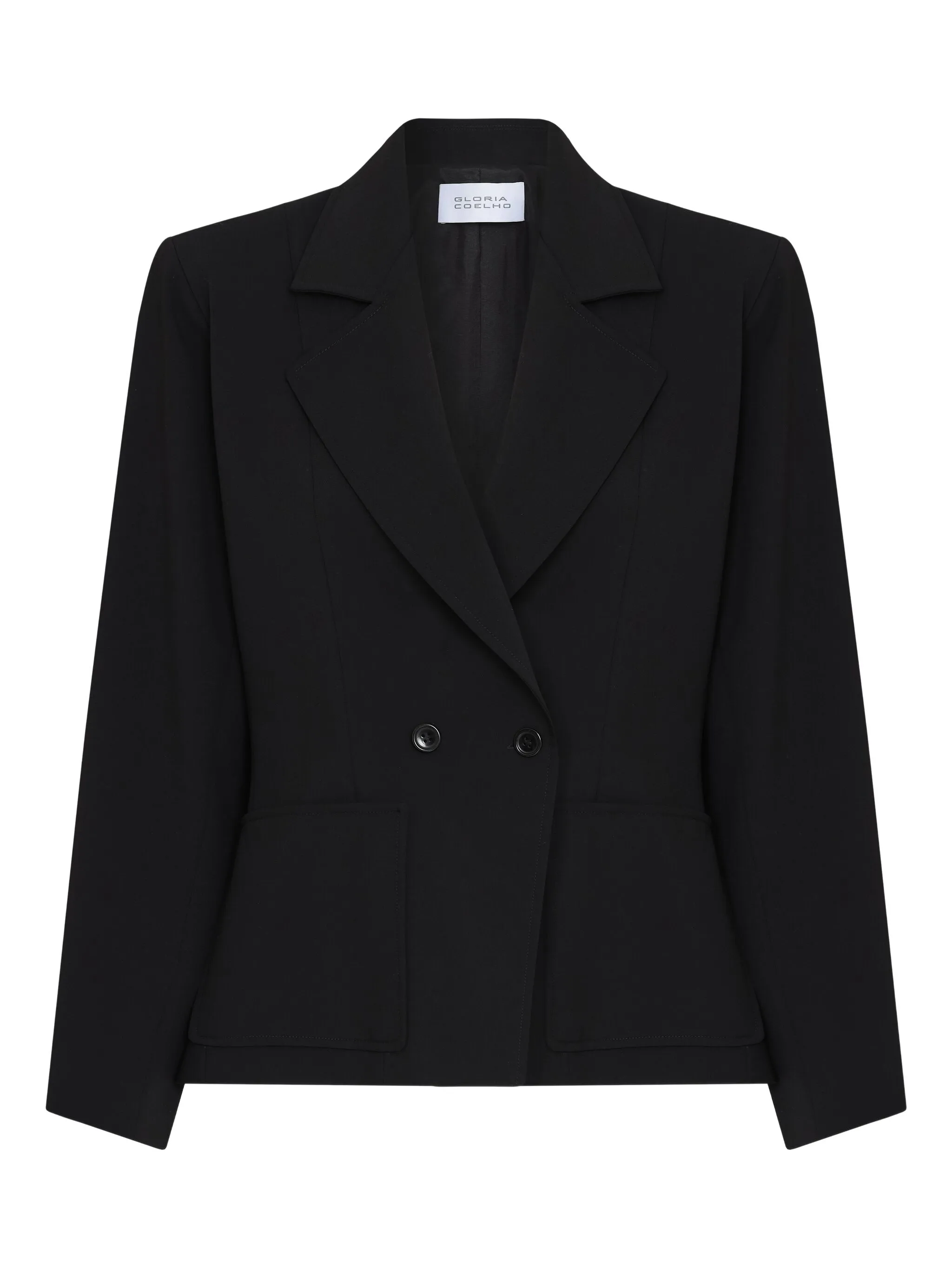 

Двубортный пиджак Gloria Coelho, черный