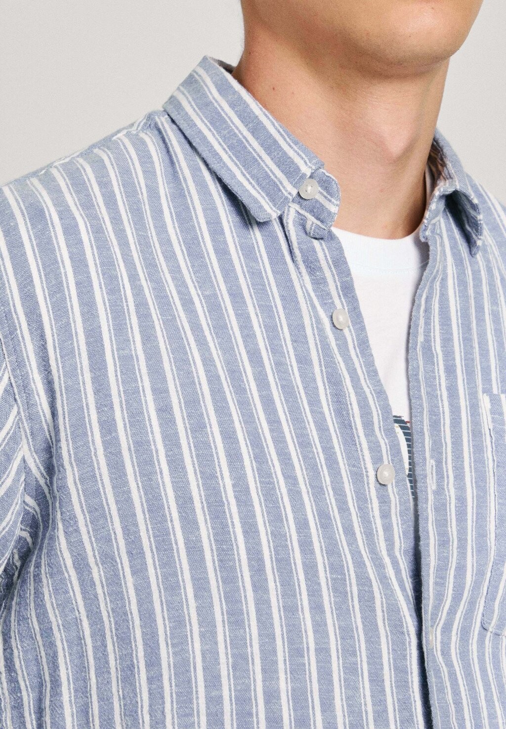 

Рубашка MOSEY Pepe Jeans, синий