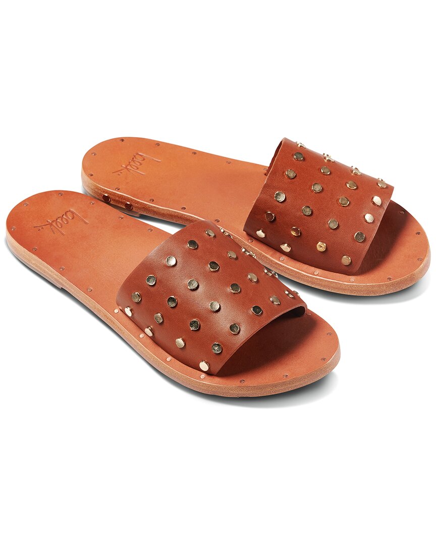 Сандалии из кожи Lovebird Stud Beek, цвет tan