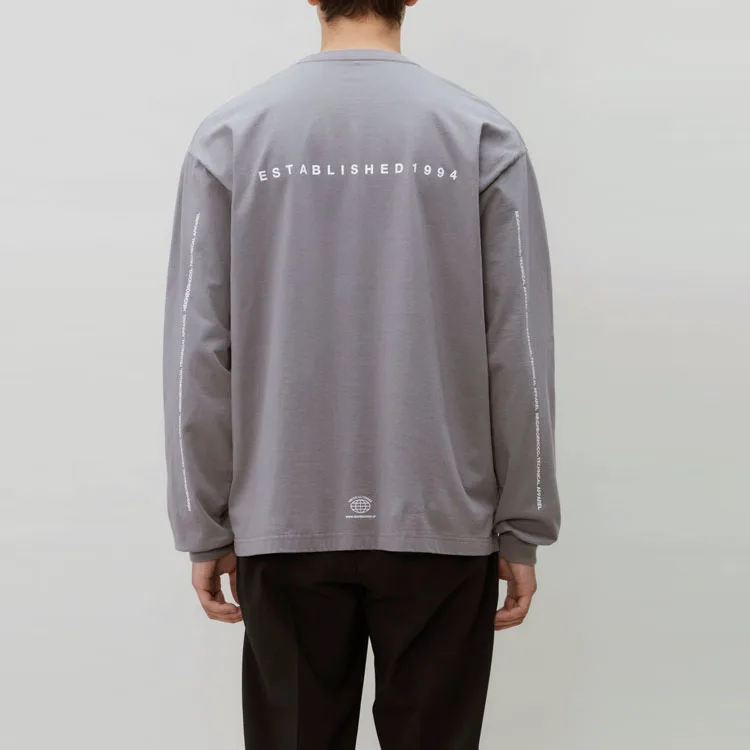 

Свитшот мужской с круглым вырезом Moderate NEIGHBORHOOD, черный