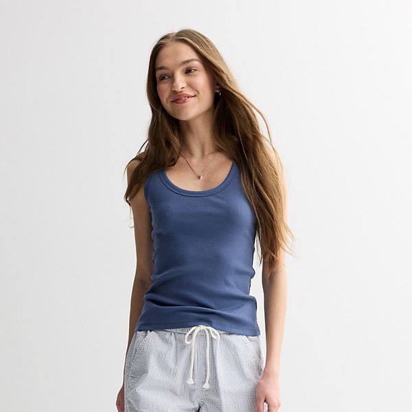 

Детский риб-майка с круглым вырезом So, Cyclone Blue