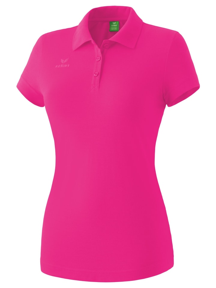 

Erima Женская спортивная поло-рубашка для командных видов спорта, розового цвета