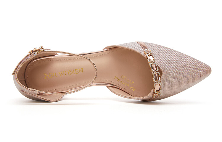 Туфли женские повседневные Women's Casual Shoes Women's Champagne Gold Zgr, цвет Champagne Gold — фото 4