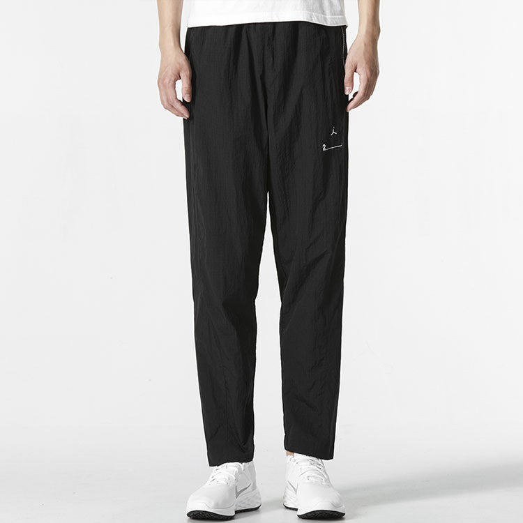 Спортивные брюки Men's Nike J 23E Woven Pant Solid Color Casual Knit Sports Pants/Trousers/Joggers Autumn Black DQ8067-010 — фото 3