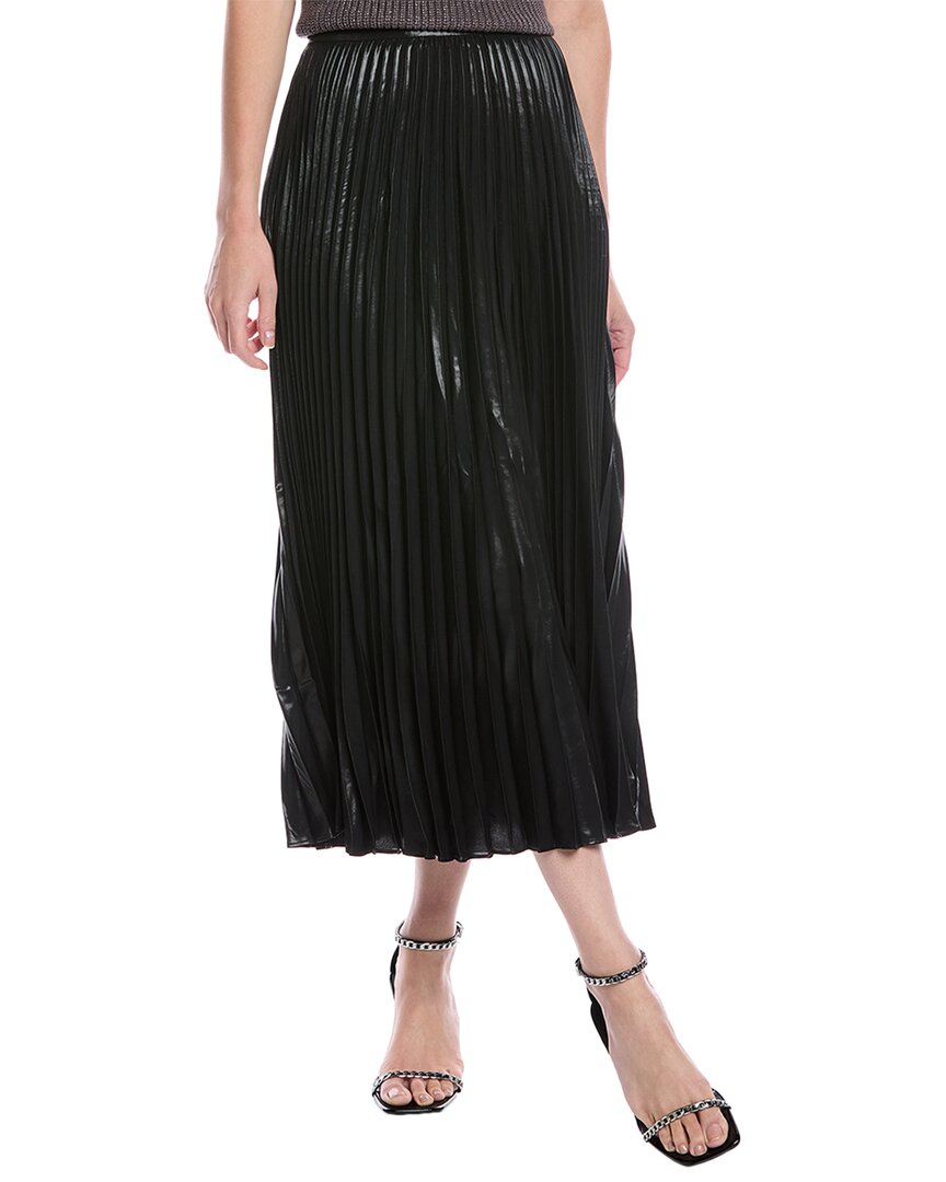 

Rag & bone Laurel Блестящая миди-юбка, черный