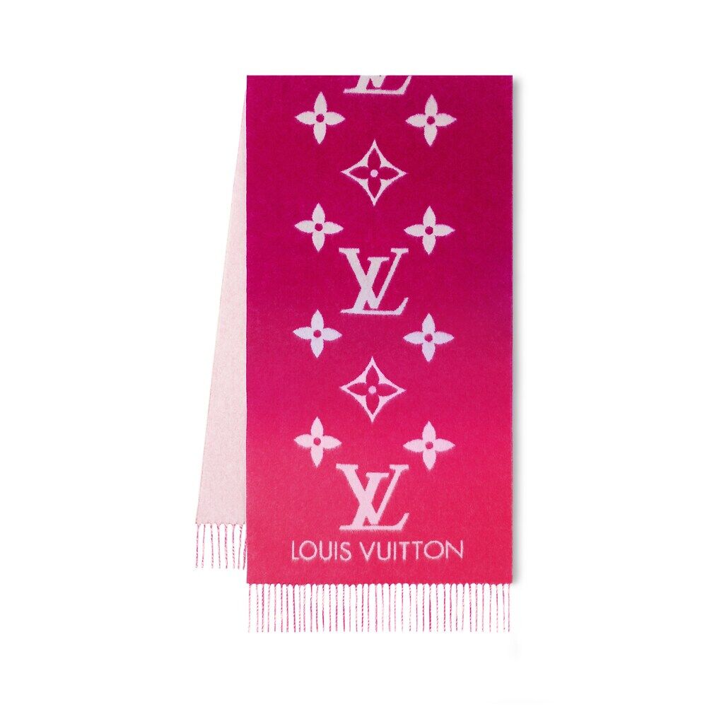 

Шарф с градиентом Рейкьявик Louis Vuitton, красный