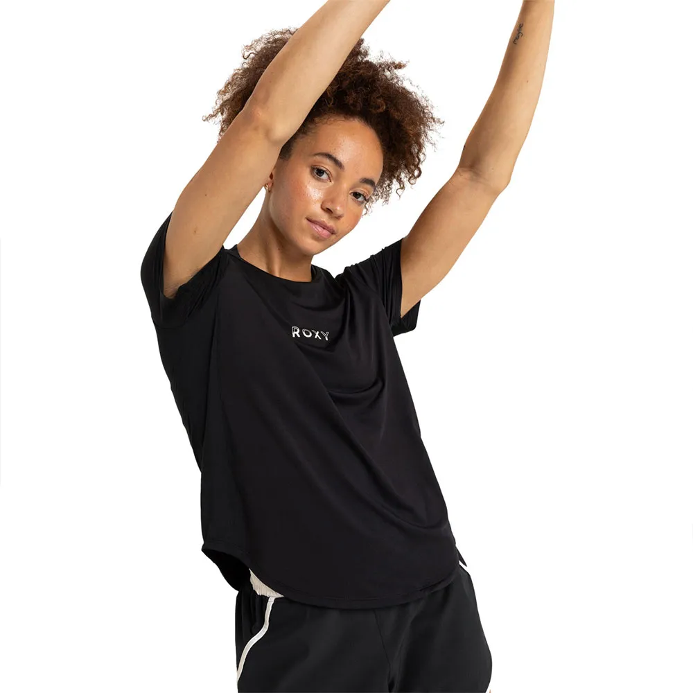 

Футболка с коротким рукавом Roxy Bold Moves 2.0 Mesh, черный