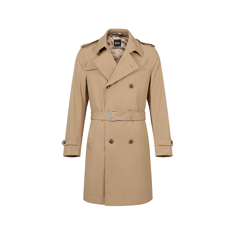 

Тренч мужской умбра HUGO BOSS, Желтый, Тренч мужской умбра HUGO BOSS