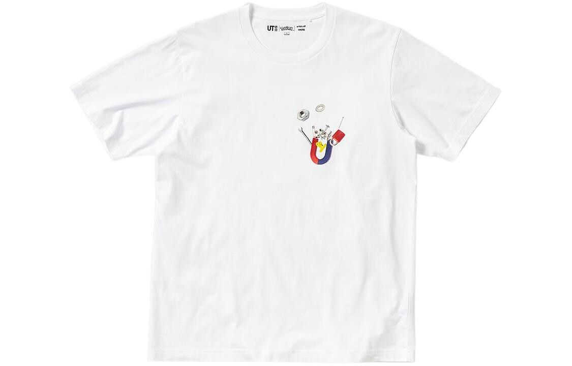 

Футболка Pokemon Pokémon Co-Branded Series унисекс белая Uniqlo, белый