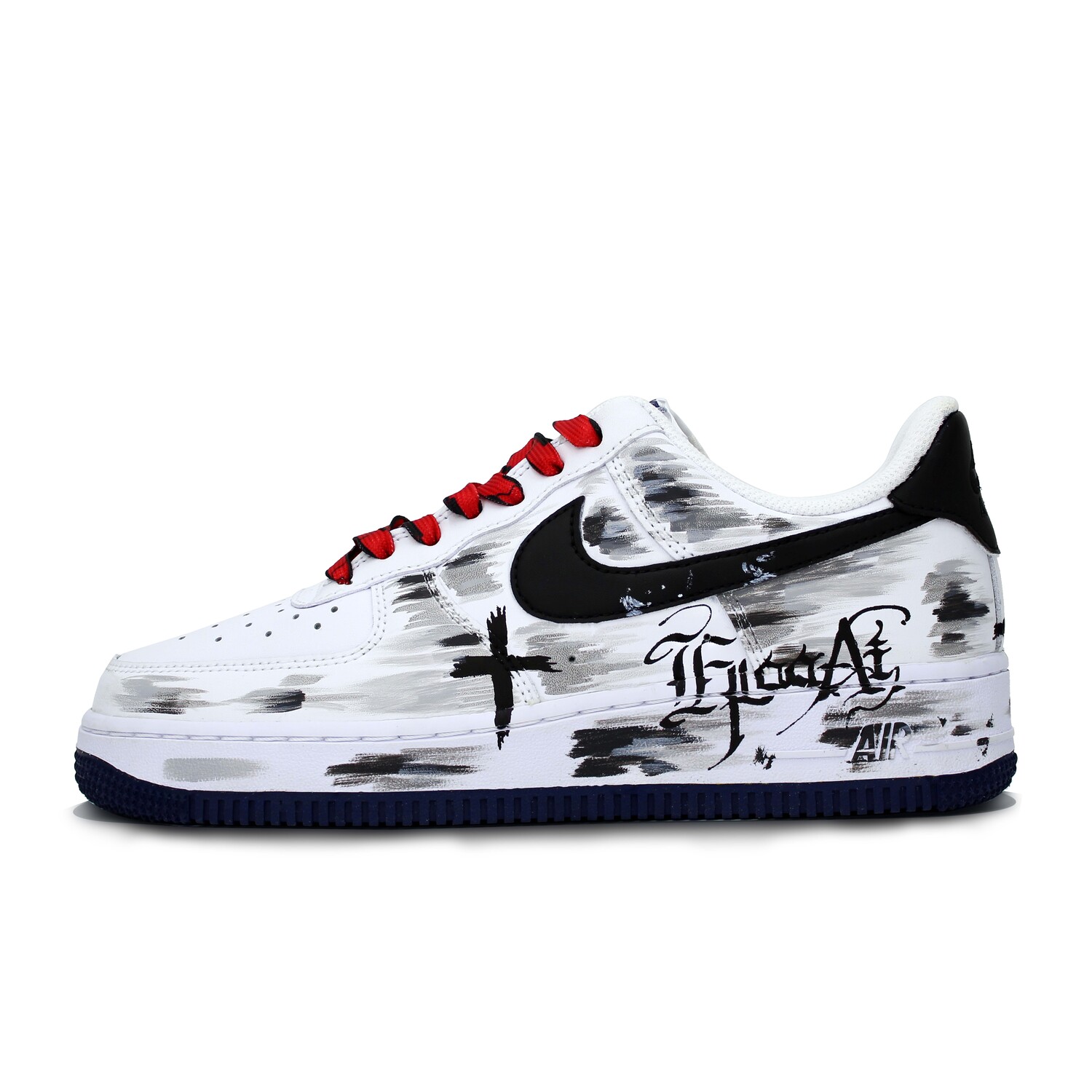 

Кроссовки Air Force 1 для скейтбординга мужские низкие черный/белый Nike