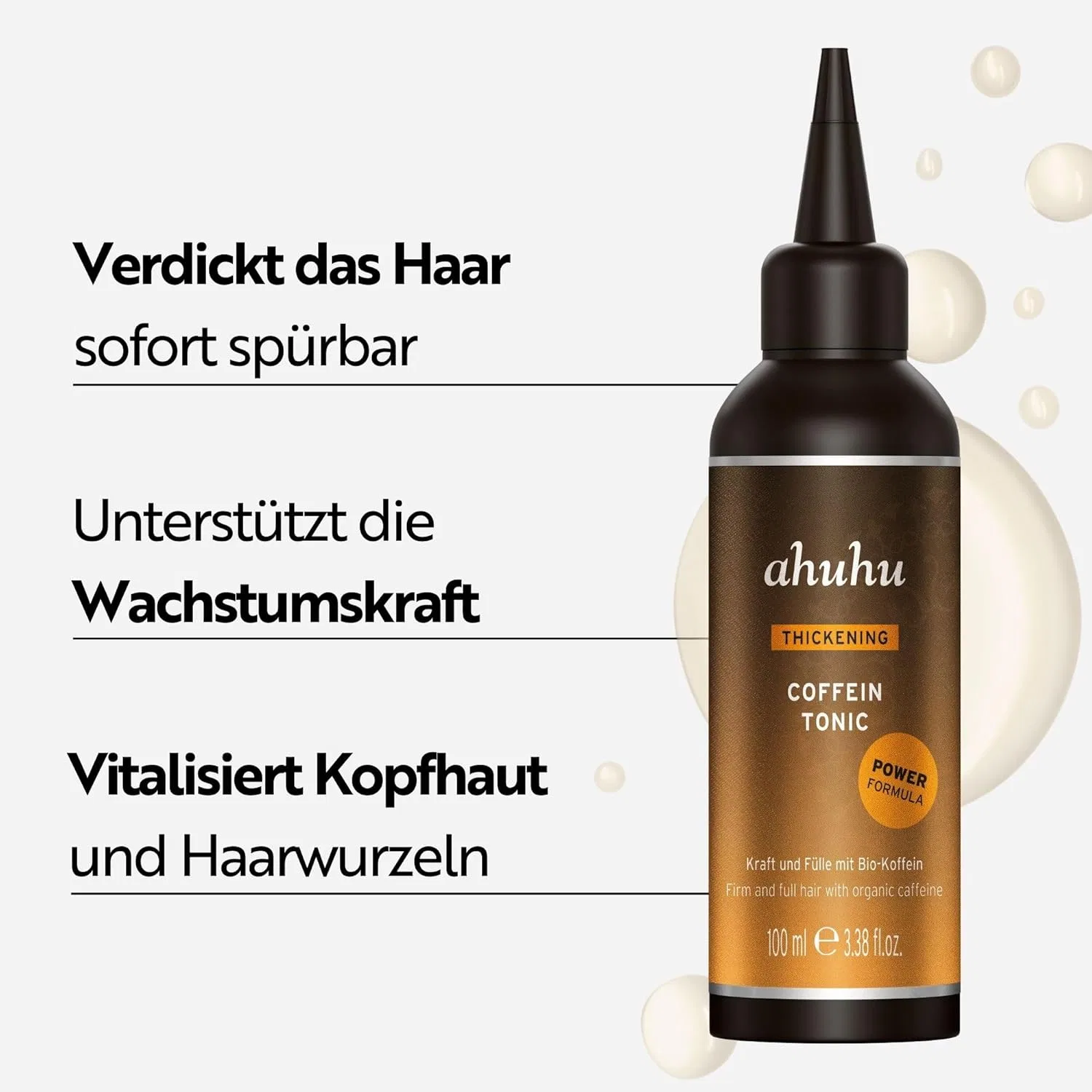 Тонизирующее средство для волос с кофеином ahuhu THICKENING Power Formula Ahuhu — фото 2