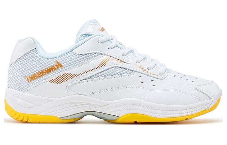 Кроссовки Kawasaki Badminton Shoes Unisex Low-top White, белый — фото 2